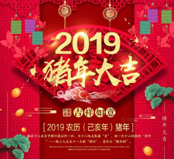 盾王科技2019春节放假安排