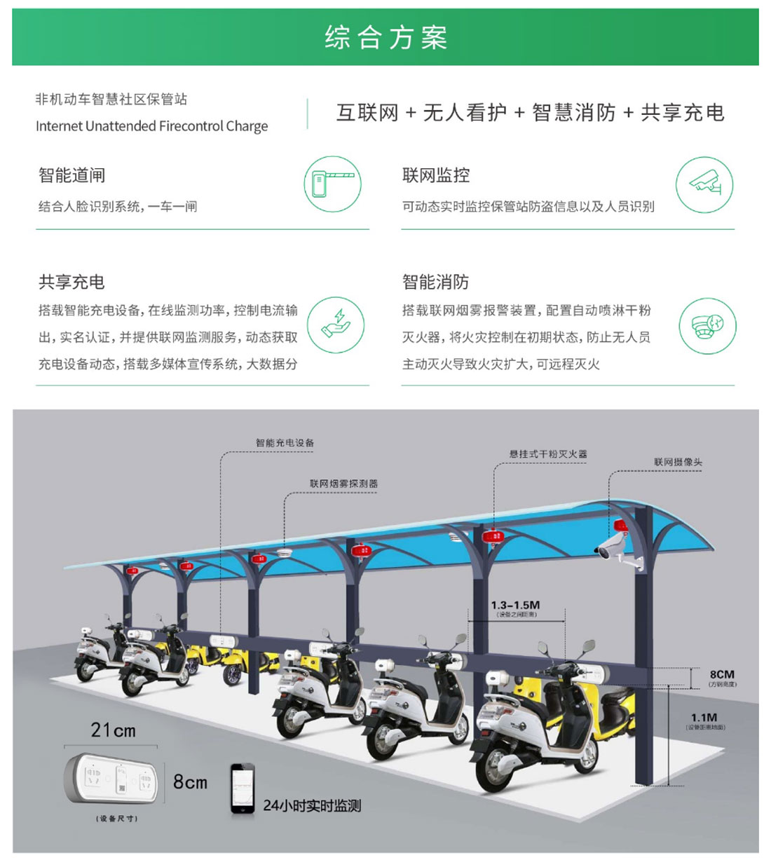 电动车智慧充电柜充电桩