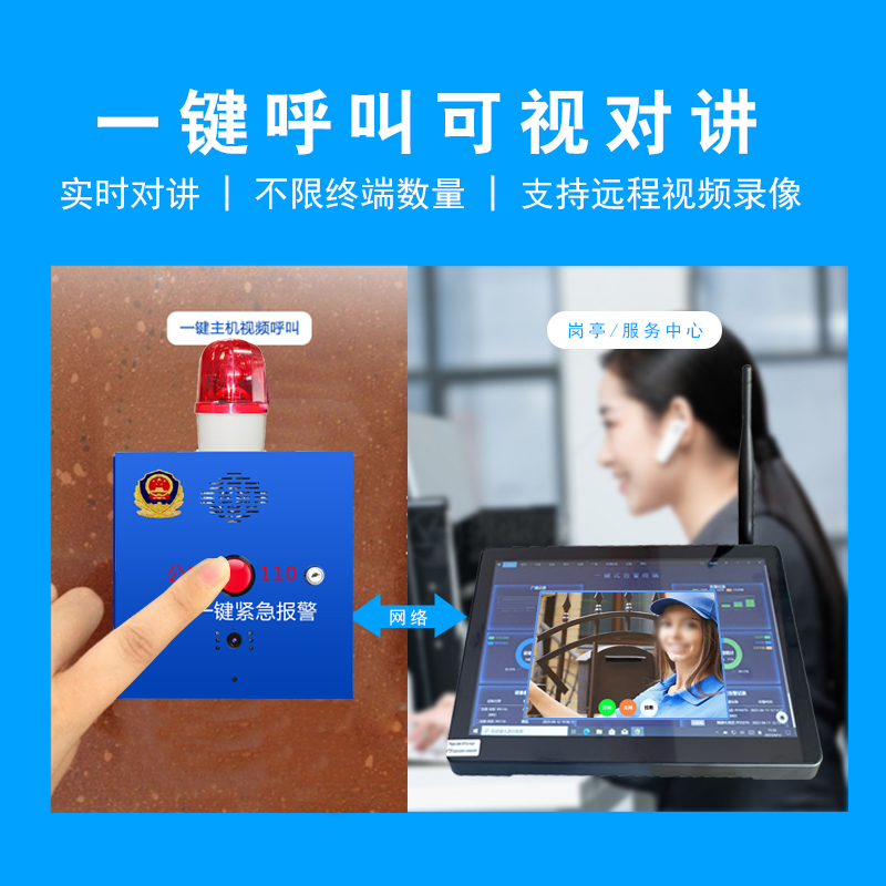 一键呼叫可视对讲